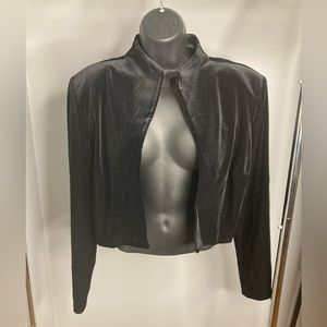 Black Velvet Bolero Jacket